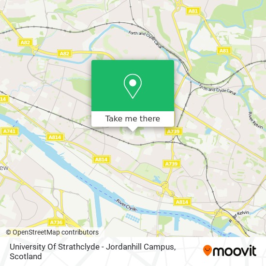 University Of Strathclyde - Jordanhill Campus map