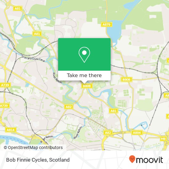 Bob Finnie Cycles map