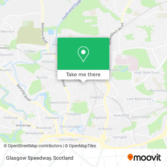 Glasgow Speedway map