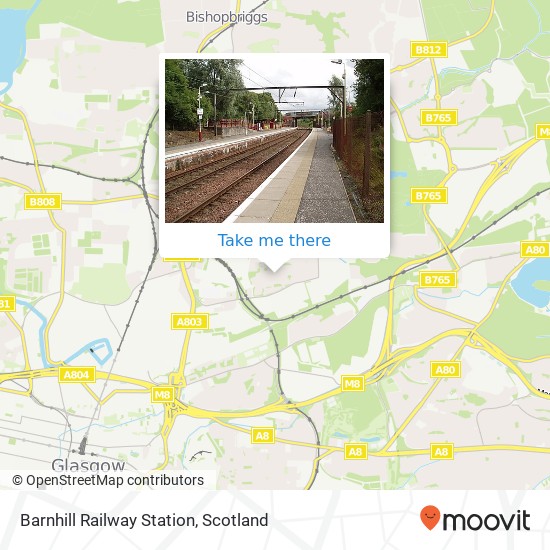 Barnhill Railway Station map