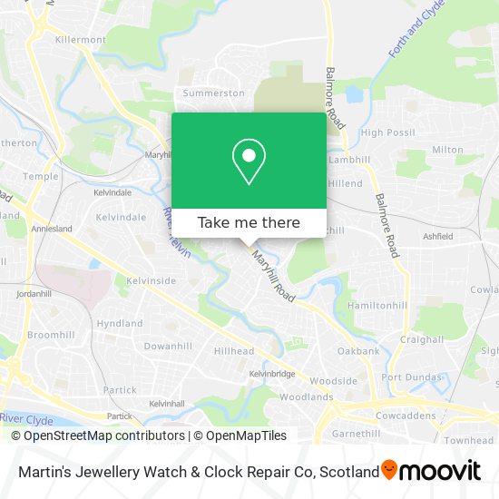 Martin's Jewellery Watch & Clock Repair Co map