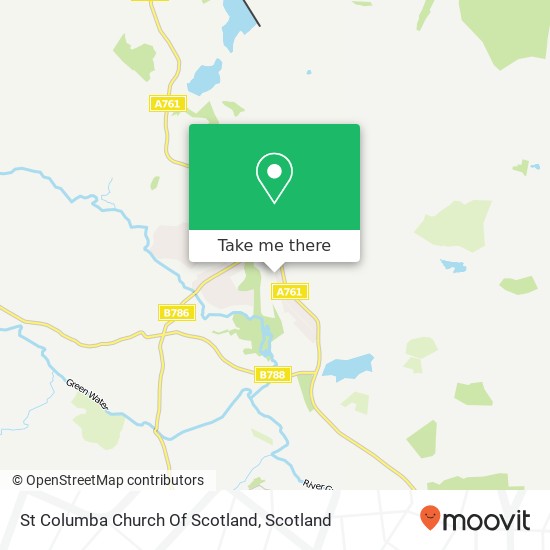 St Columba Church Of Scotland map