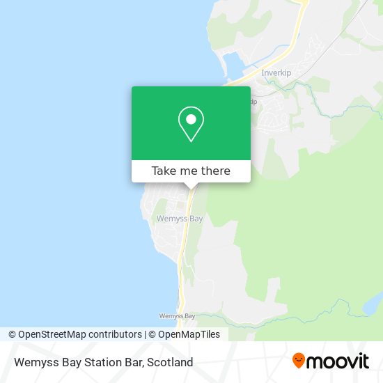 Wemyss Bay Station Bar map