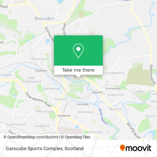 Garscube Sports Complex map
