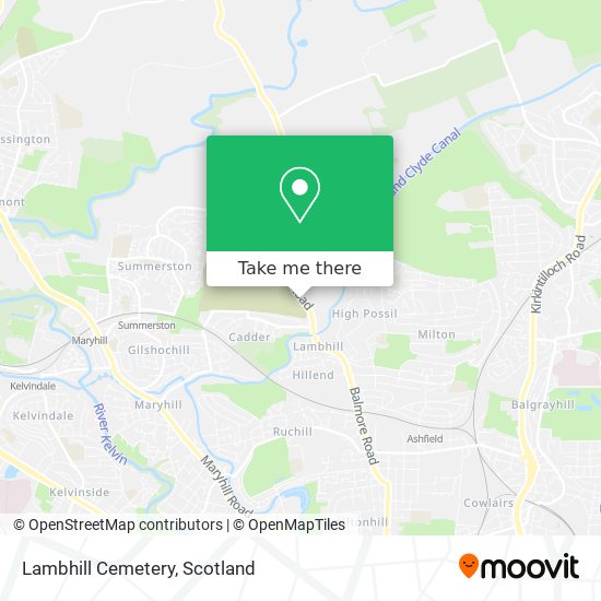 Lambhill Cemetery map