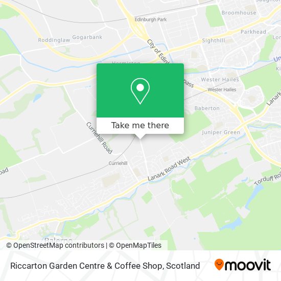 Riccarton Garden Centre & Coffee Shop map