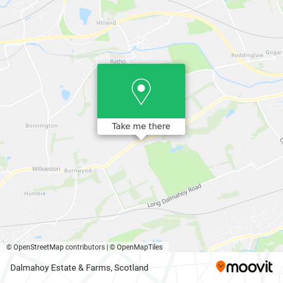 Dalmahoy Estate & Farms map