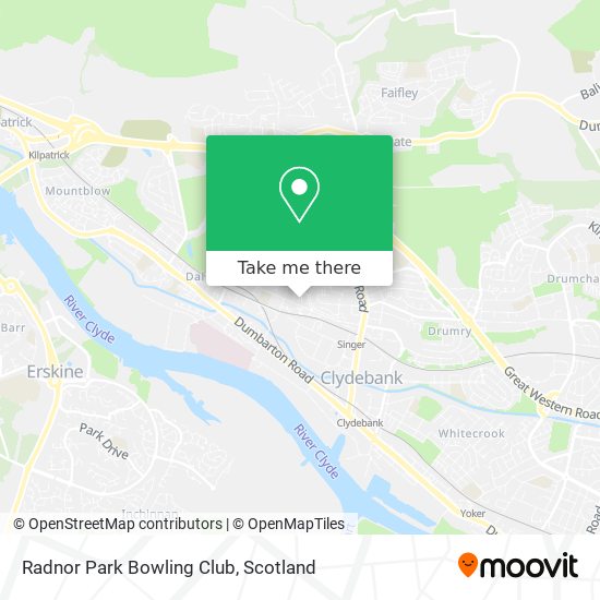 Radnor Park Bowling Club map