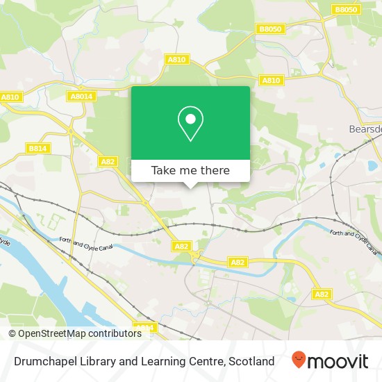 Drumchapel Library and Learning Centre map