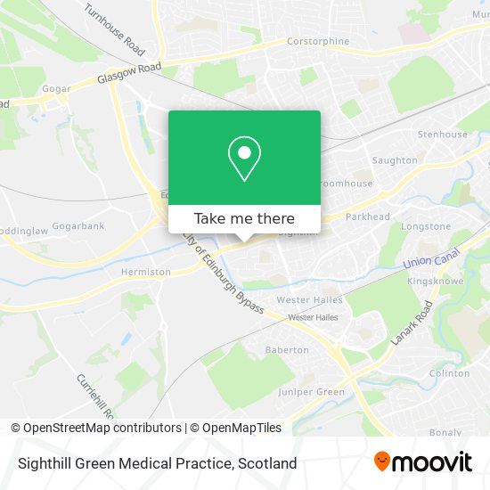 Sighthill Green Medical Practice map
