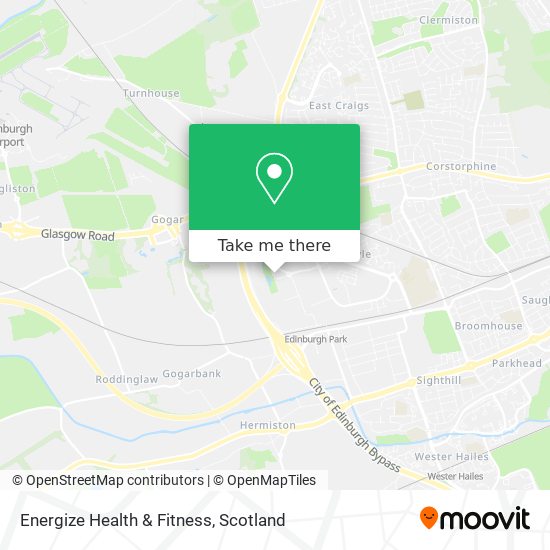 Energize Health & Fitness map