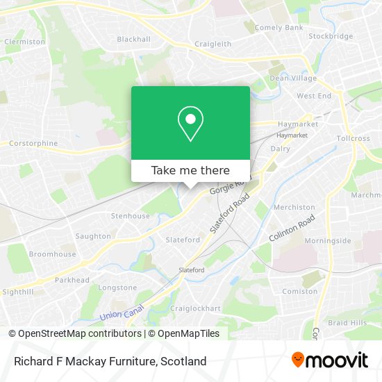 Richard F Mackay Furniture map