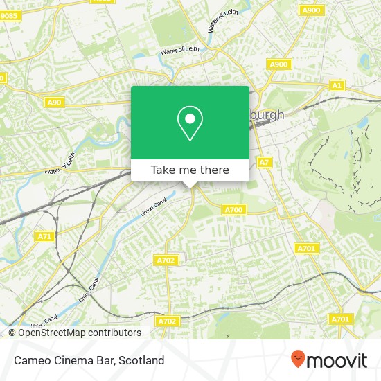Cameo Cinema Bar map