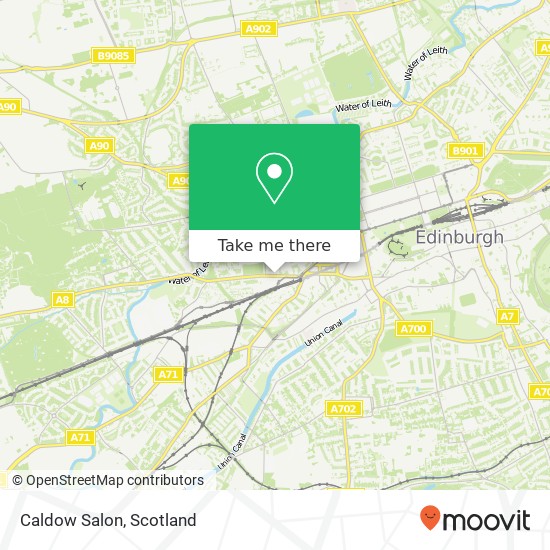 Caldow Salon map