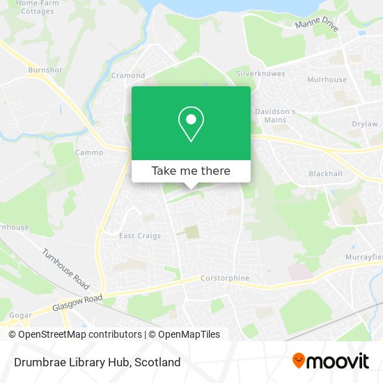 Drumbrae Library Hub map