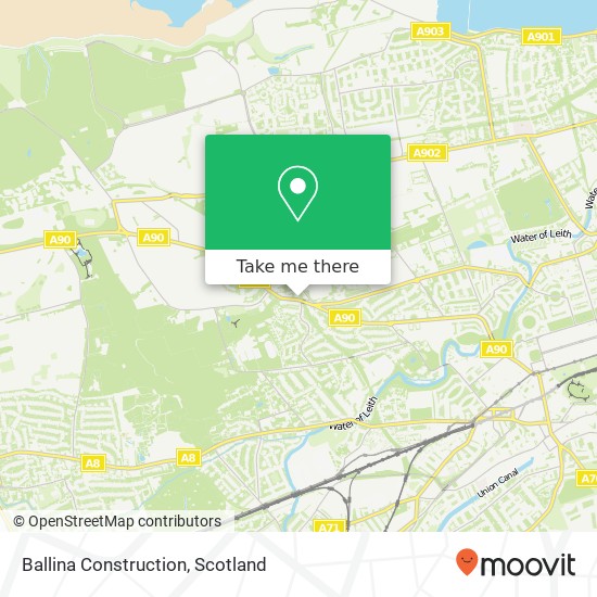 Ballina Construction map