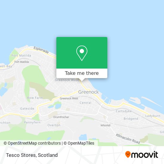 Tesco Stores map