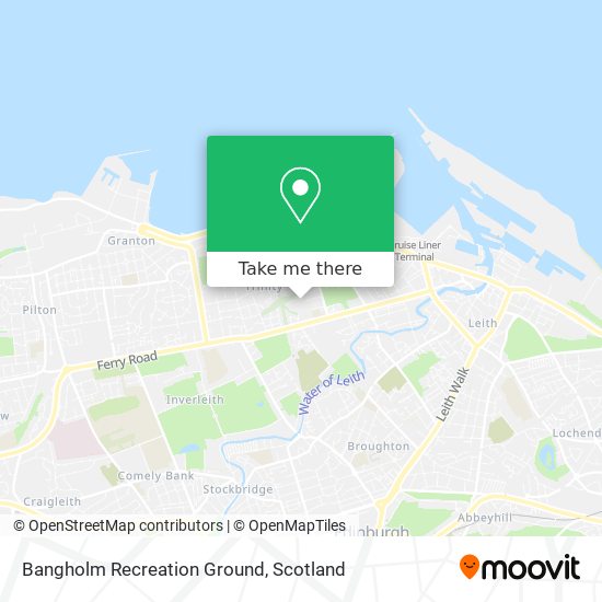 Bangholm Recreation Ground map