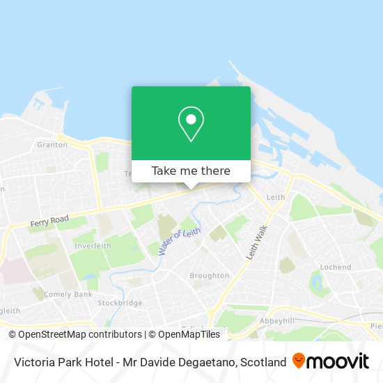 Victoria Park Hotel - Mr Davide Degaetano map