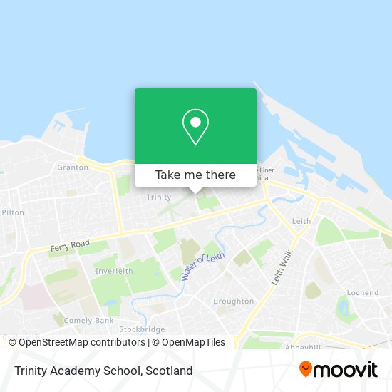 Trinity Academy School map