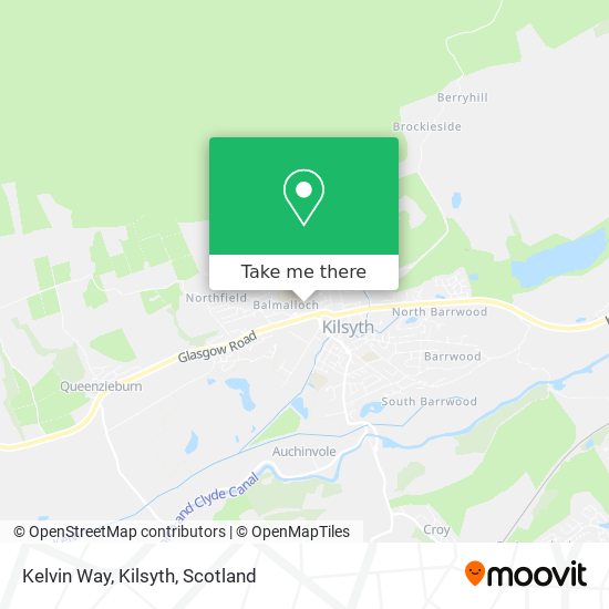Kelvin Way, Kilsyth map