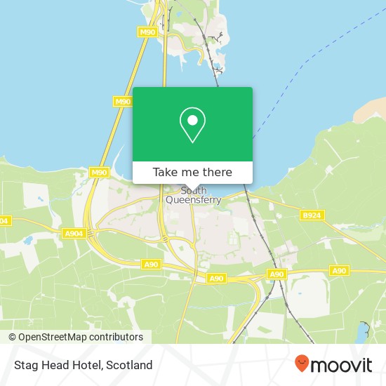 Stag Head Hotel map