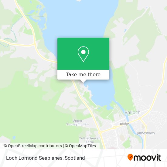 Loch Lomond Seaplanes map