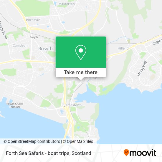 Forth Sea Safaris - boat trips map