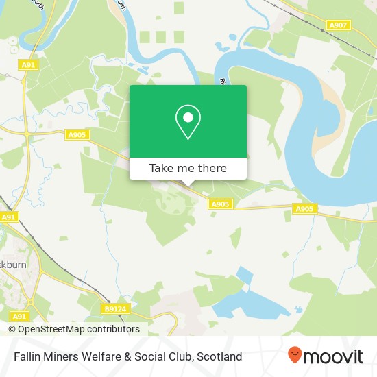 Fallin Miners Welfare & Social Club map