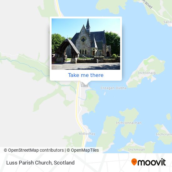 Luss Parish Church map