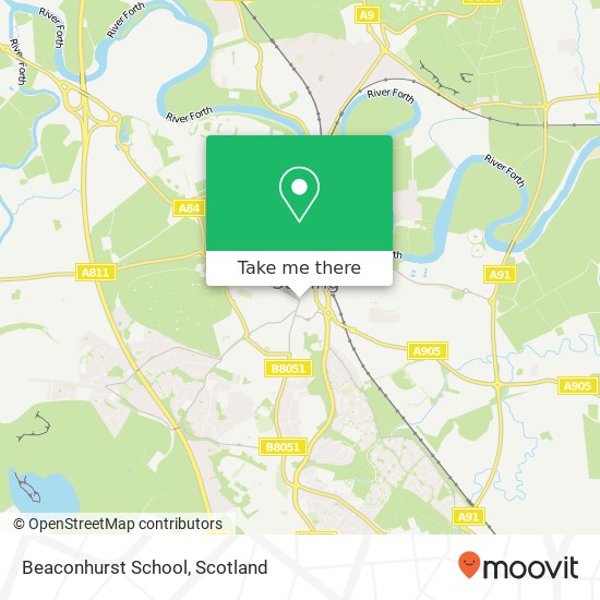 Beaconhurst School map