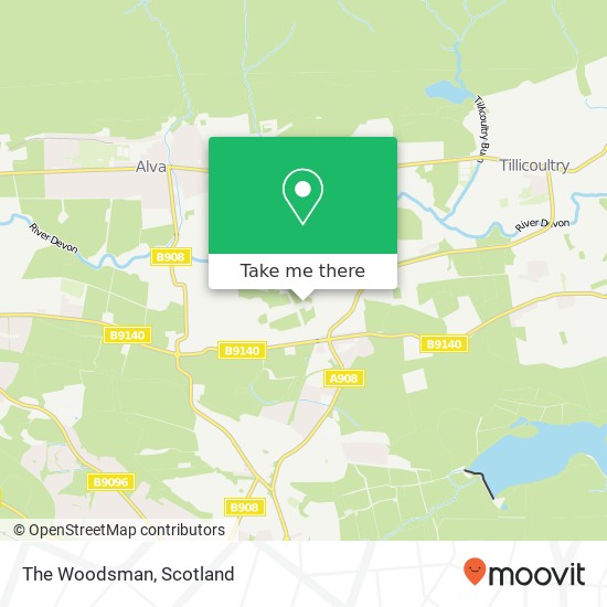 The Woodsman map