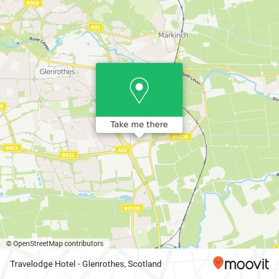 Travelodge Hotel - Glenrothes map