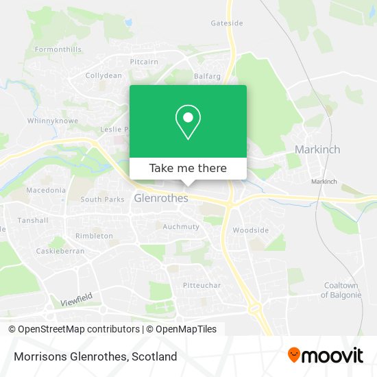 Morrisons Glenrothes map