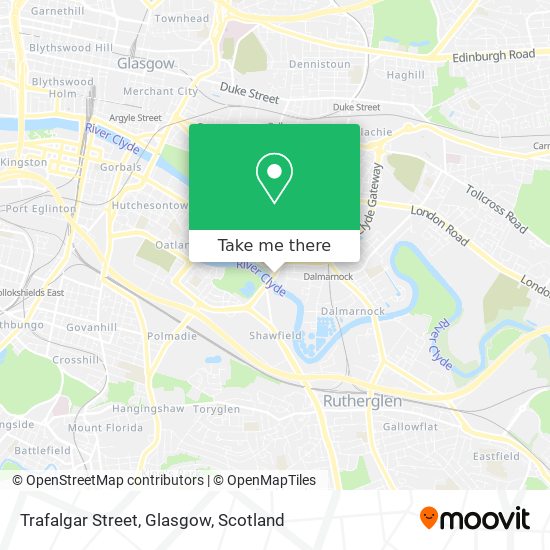 Trafalgar Street, Glasgow map