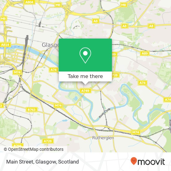 Main Street, Glasgow map