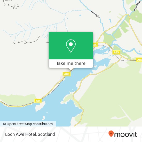 Loch Awe Hotel map