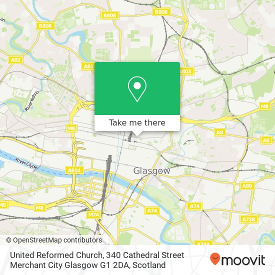 United Reformed Church, 340 Cathedral Street Merchant City Glasgow G1 2DA map