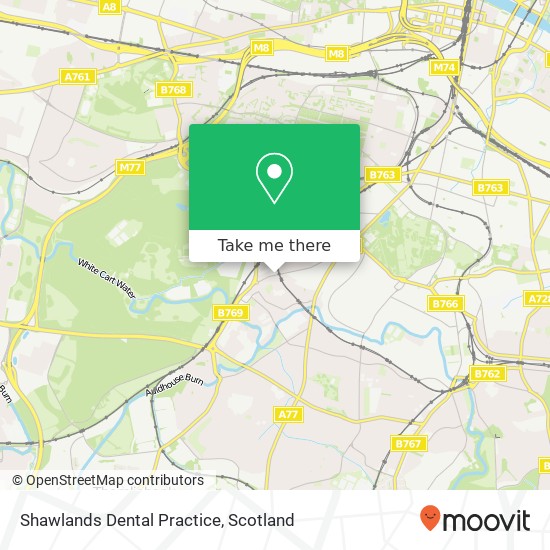 Shawlands Dental Practice map