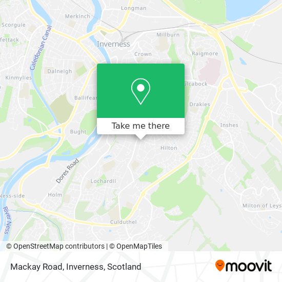 Mackay Road, Inverness map