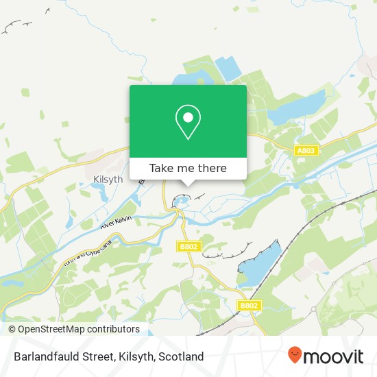 Barlandfauld Street, Kilsyth map