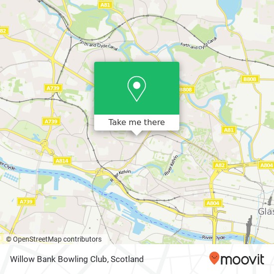 Willow Bank Bowling Club map