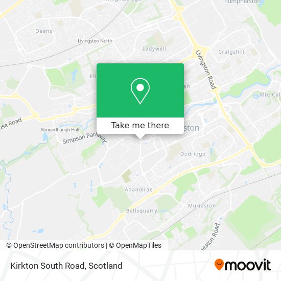 Kirkton South Road map