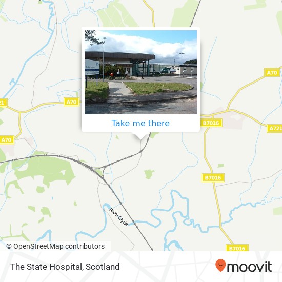 The State Hospital, Lampits Road Lanark Lanark ML11 8 map