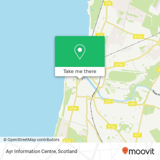 Ayr Information Centre map