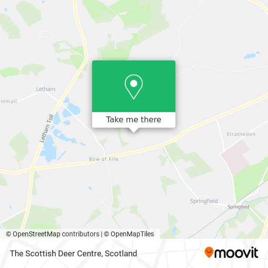 The Scottish Deer Centre map