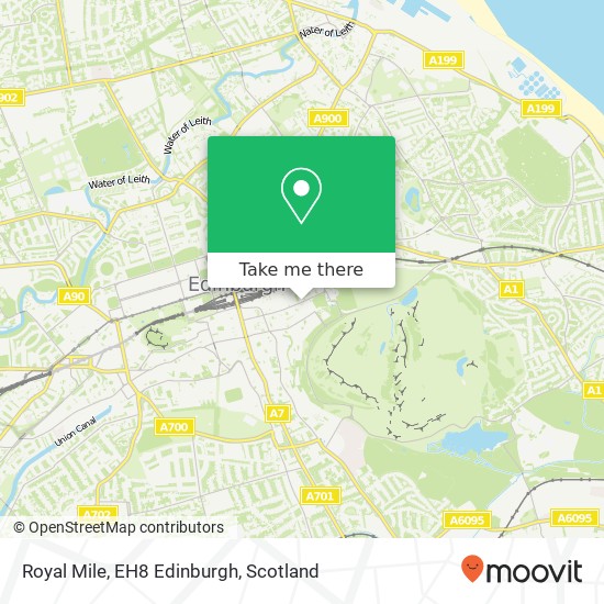 Royal Mile, EH8 Edinburgh map