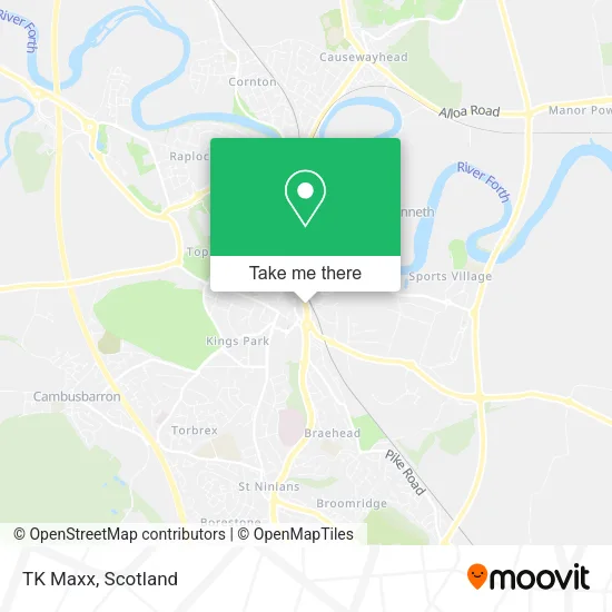 TK Maxx map