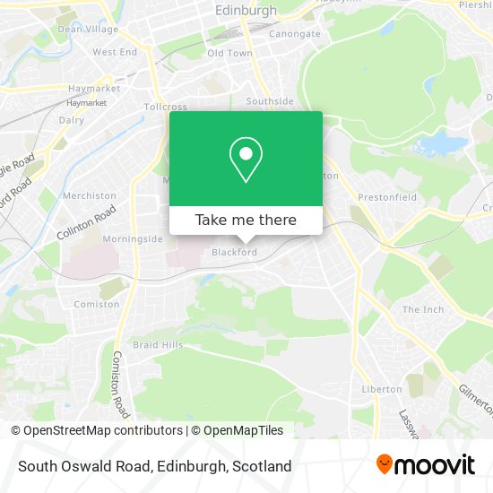 South Oswald Road, Edinburgh map