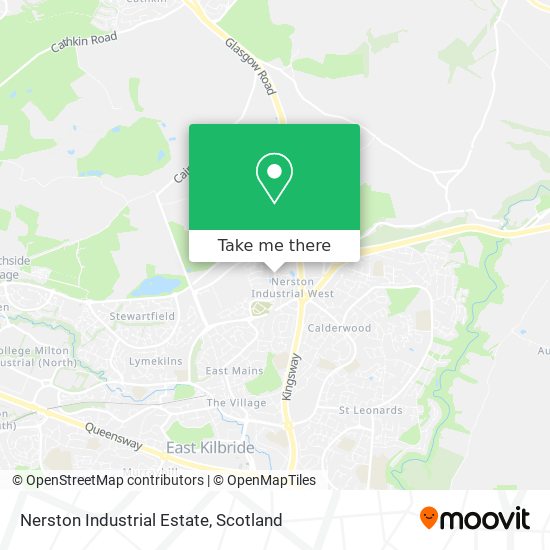 Nerston Industrial Estate map